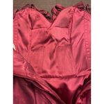 Hannah S Burgundy Holiday Party‎ Dress Black Tulle Rhinestone Sze 4 Whimsigoth Christmas Photo 7