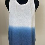 Live Love Dream  Ombre White and Blue Tank Top Size M Photo 1