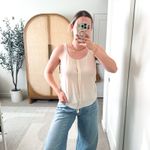 L'Agence  Champagne Reva Silk Tank Top Photo 5