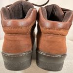 Carolina Comfort Womens Sz 10 M Steel Toe Work Boots Brown Slip Oil Resistant Photo 4