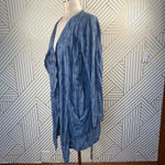 Anthropologie Hei Hei Melita Utility Jacket Cardigan Embroidered Blue Size Small Photo 6