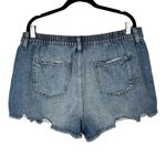 Aerie Daydream Denim Shorts Sz XL Distressed Light Wash Stretch Jean Short Photo 2