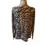 Sofia Vergara Animal Print Bateau Neck Loungewear Top medium 8/10 Mob Wife Photo 4
