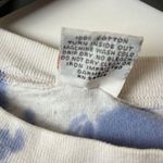 Urban Outfitters American Flag T Shirt Vintage 90s White Blue Large L Made In USA Graphic Tee Photo 14