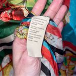 Johnny Was  Lucana Scarf Large Silk Tassels Mix Print Patchwork Artsy Maximalist Photo 6