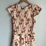 Sea NY Cream Esme Short Sleeve Smocked Midi Dress 6 Photo 7