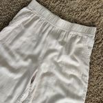 Sigrid Olsen Wide Leg Linen Pants in Women's Size Large in Ivory Beachwear Photo 1