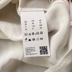 Hugo Boss BOSS  Women’s White Silk Top Tank Blouse Ruffles Neck & Sleeve NWT Sz 6 Photo 5