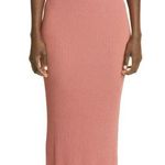 NWT $795 Altuzarra Turley beautiful ribbed skirt in hazelwood Pink Photo 0