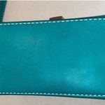 Simply Noelle Purse  Teal Purse Handbag Faux Leather Excellent Clean Condition Photo 4