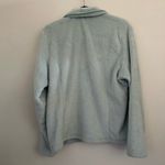 Lands' End 1/4 Zip Pullover Light Blue Fleece Size Large Photo 1