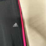 Adidas Black and Pink Cropped Leggings medium Photo 3