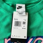 Nike  Plus 2X Sportswear Club Fleece Graphic Sweatshirt Crewneck Green Photo 4