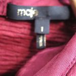 Maje Bordeaux Crepe Mini Dress Photo 8