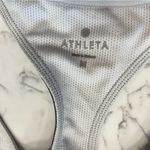 Athleta Color Block Cut Out Back Sports Bra Size Medium Photo 2