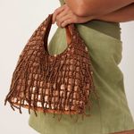 ASOS  - True decadence satin bronze brown embellished fringe beaded bag Photo 3