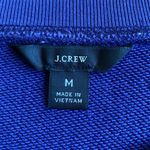 J.Crew  Rope Anchor Boxy Cropped Crewneck Sweatshirt Navy Photo 1