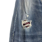 Maurice's  Women's Size XL W 36 ‎ Plaid Patch Fall Distressed Skinny Jeans Photo 4