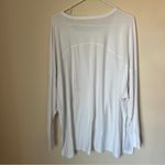 Old Navy  Active Womens XL White CloudMotion Go-dry Long Sleeve Tunic Side Slit Photo 6