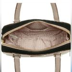 Kate Spade  tan and black velvet hand or shoulder bag Photo 1