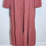 BeachLunchLounge Dusty Pink Gauze Midi Dress Size XXL Wedding Guest Dress Photo 5