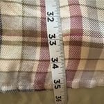 American Rag Purple Plaid Blouse with Crochet Accents Photo 9