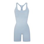 SKIMS NWT Outdoor Mid Thigh Bodysuit in Denim/Pacific Blue Photo 1