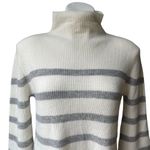 Griffen Cashmere Bell Sleeve Sweater, Sz S Gray Photo 8