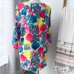 Jason Wu J White Sea Life Seashells Corals Printed Summer Tunic Top Women’s XL Photo 3