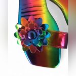 🌞🏝️Women Colorful Strappy Sandals with Floral Design Size 42.🍀 Red Photo 7