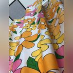 Coeur DE Vague Retro 60’s Flowers Overalls NWT!! Yellow Size M Photo 6