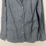Ann Taylor  Loft Button Down Ruffle Shirt Size XS Photo 3