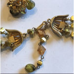 Trifari Jewels by Green & Rainbow Beaded AB Multi Strand Necklace Earrings Set Photo 8