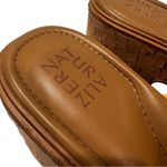 Naturalizer Cassie Platform Slides Cork Wedge Women's 12 Yellow Boho Hippie 70s Photo 6