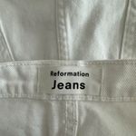 Reformation - Dixie High Rise White Jean Shorts Sz 27 Photo 7