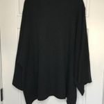 BCBGMAXAZRIA Marsha Sweater Oversized,Boxy Women's XS/S Black Wool Cotton V-Neck Photo 2