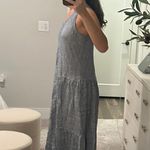 Max Studio Blue Casual Maxi Dress Photo 6