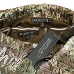 NWT Lafayette 148 Olive Green Ribbon Overlay Strapless Dress & Jacket Size 8/10 Photo 8