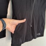 The North Face Black Full Zip Jacket Women’s Small Mock Neck Stretch Pockets Photo 1