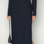 LIONESS  Aswan‎ Cut Out Maxi Dress Black Linen Blend Sz S NWT Photo 0