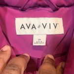 Ava and Viv Women 2Xl Short Length Purple Puffer Jacket Winter Plus Size‎ Target Size 2X Photo 5