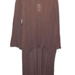 Knit Mix Mauve Sweater Size Large NWT Pink Photo 0