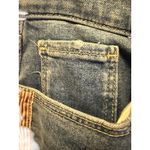 Loft  Skinny Jeans Medium Wash with Striped Detailing Size 28 Petite Photo 3