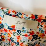 Loft Ruffle Trim Camisole Bright Mini Floral Sz XS Photo 7