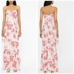 Reformation  pink and white floral dress NWT Photo 4