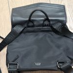 Botkier New York Black Nylon Faux Leather Trim Backpack Purse Bag Photo 4