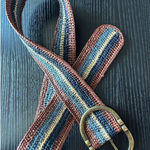 Sézane Sezane multicolor rafia women’s belt size M/L Photo 0