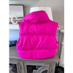 Le Surf Pink Puffer Vest Size Small Photo 5