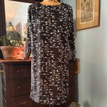 The Limited  Black & White Duck Bird Print Shift Dress – Size S Photo 1