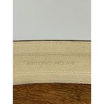 Antonio Melani Brown and Gold Leather Belt Photo 4
